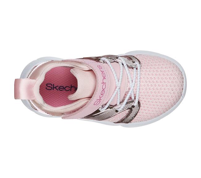 Zapatillas Skechers Con Velcro Niños - Shine Status Roso JSOIL8470